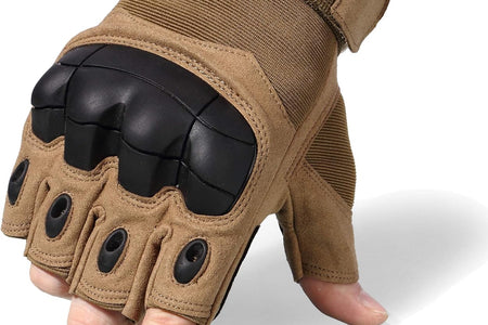 Tactical Fingerless Gloves for Motorbike Motorcycle Cycling Climbing Hiking Hunting Gloves
