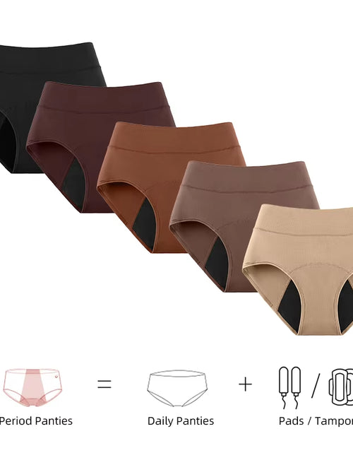 Load image into Gallery viewer, Menstrual Panties for Women Comfortable Physiological Underwear Absorbency Leak Proof Briefs Cotton Lingerie Period Underpants
