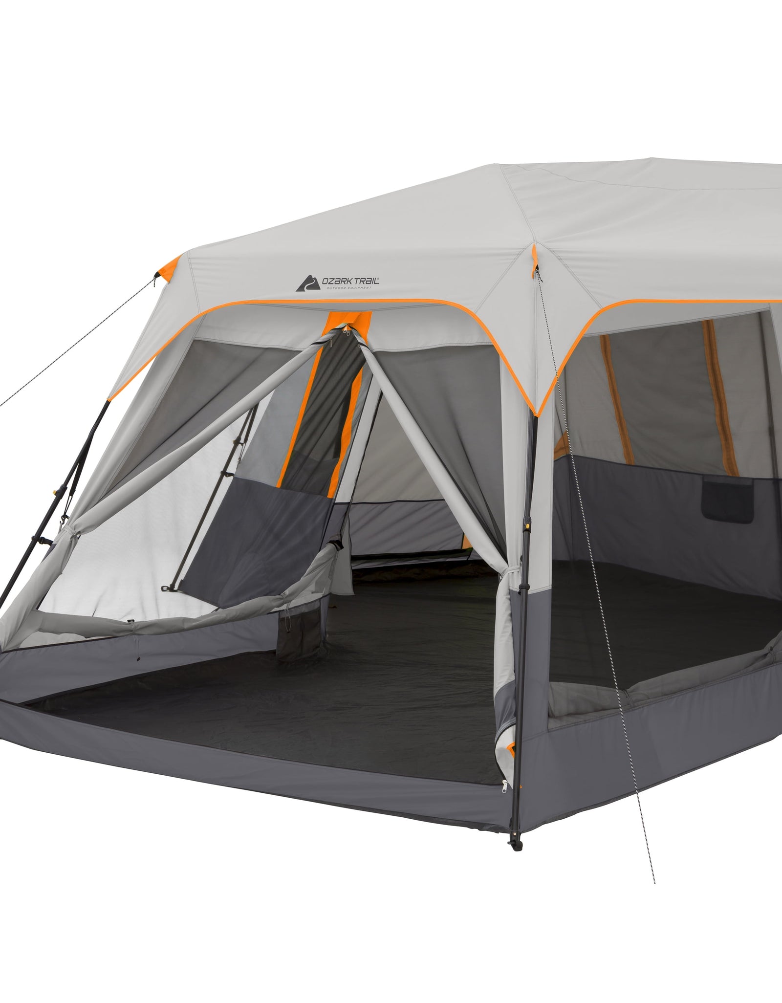 20' X 18' 12-Person 3-Room Instant Cabin Tent with Screen Room, 56.5 Lbs