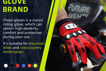 Unisex BMX MX ATV MTB Racing Mountain Bike Bicycle Cycling Off-Road/Dirt Bike Gloves Road Racing Motorcycle Motocross Sports Gloves Touch Recognition Full Finger Glove