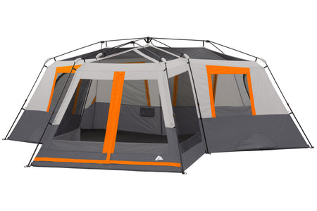 20' X 18' 12-Person 3-Room Instant Cabin Tent with Screen Room, 56.5 Lbs