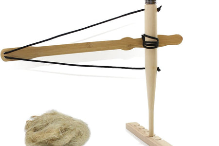 Bow Drill Kit Fire Starter, Primitive Wood, Survival Practice Friction Fire Tool for Scout Outdoor Activity Teaching, Outward Bound Training, Wildness Survival Beginner